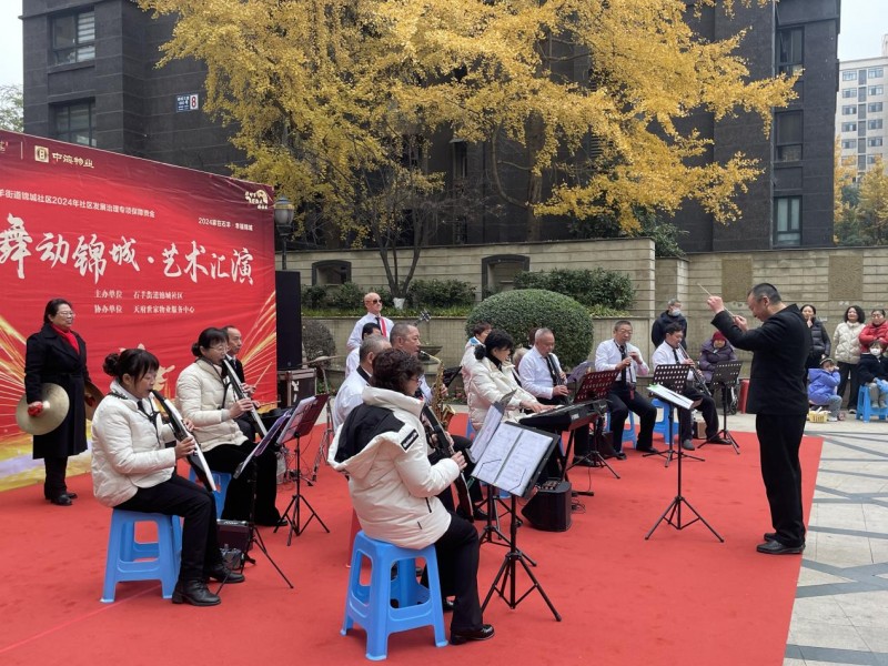 成都高新区石羊街道锦城社区举行舞动锦城·艺术汇演