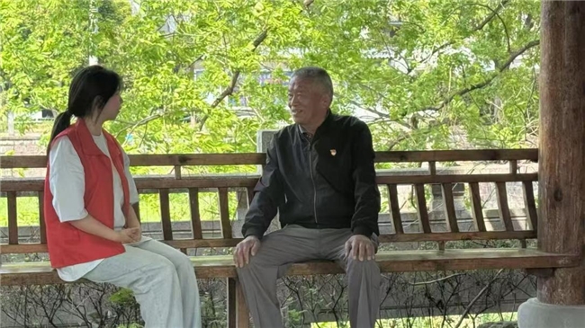 宁幼师学子探寻横坎头村红色致富路