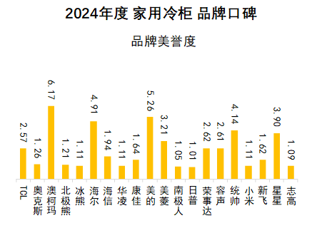 2024年度中国家用冷柜品牌口碑报告发布