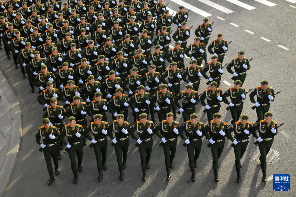 莫斯科：纪念苏联伟大卫国战争胜利80周年阅兵式彩排