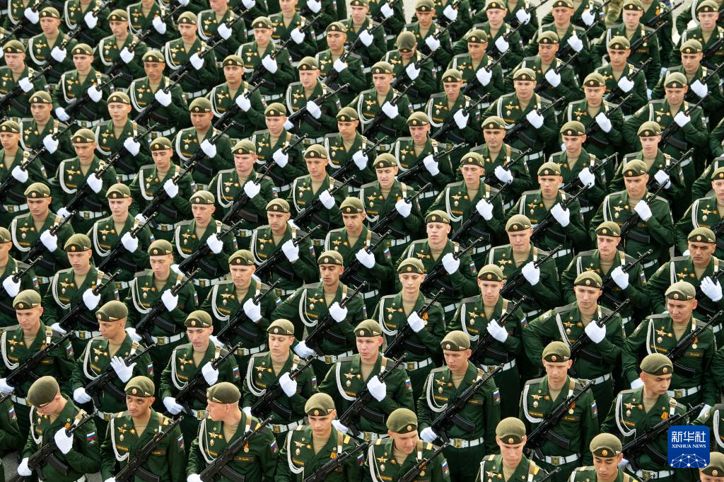 莫斯科：纪念苏联伟大卫国战争胜利80周年阅兵式彩排