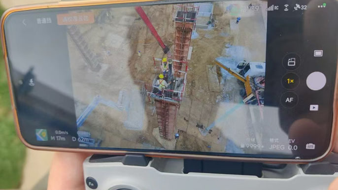 中国十七冶集团博望智造园、孵化园厂房建设项目 无人机技术护航施工安全